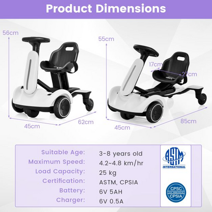 6V Electric Drift Car for Kids